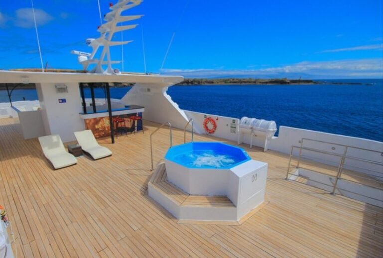 luxury cruise galapagos grand queen beatriz yacht pool
