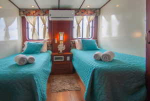 luxury cruise galapagos anahi catamaran cabin