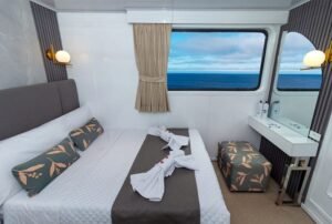 luxury crusies galapagos galaxy yacht bed