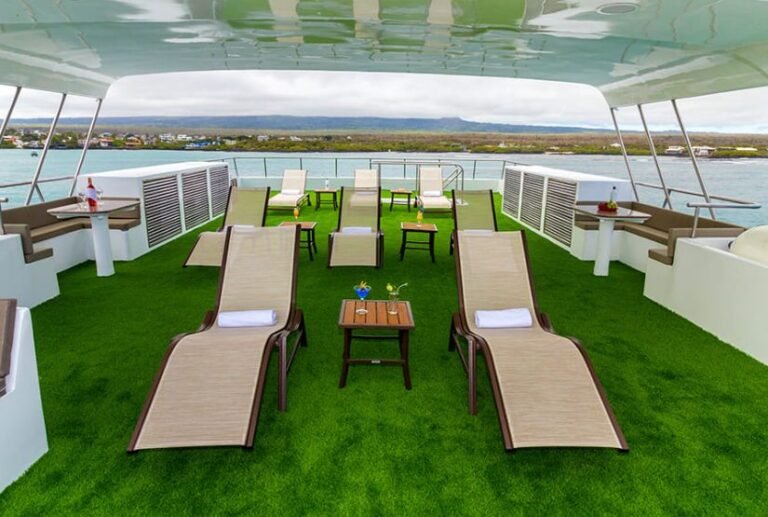 luxury crusies galapagos galaxy yacht sundeck